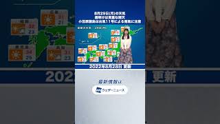 【夕方の1分天気】2022年8月29日(月)の天気予報 #shorts