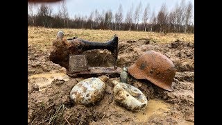Раскопки второй мировой войны.Загадочный солдат привел к неожиданной находке! Коп по войне!
