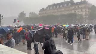 Apocalypse in France! A hurricane hit Nantes! The evacuation of Le Pen supporters has begun!