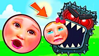 МИСТЕР МАКС СТАЛ КРАСНЫМ ШАРИКОМ ! СПАСЕНИЕ МИСС КАТИ ! Red Ball 4 Мультик про Красный ШАР