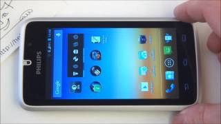 Philips Xenium W8500 - демонстрация работы и небольшое купание