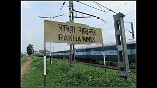 journey in howrah barbil janshatabdi exp with beautiful view of rakha mines