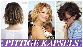 Mooie korte pittige kapsels dames 2018