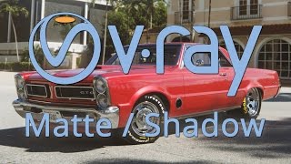 Vray 3.5 Matte Shadow IPR