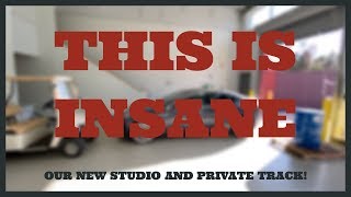 Welcome to our DREAM YouTube Studio and private RACE TRACK! (seriously)