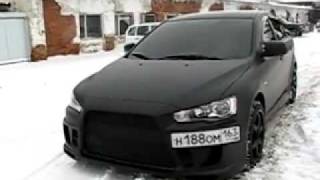 Mitsubishi Lancer X - Черный матовый (3M)