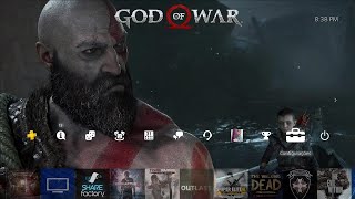 TEMA PERSONALIZADO | Novo God Of War | Dica Para Personalizar tema no PS4!