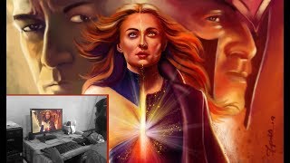 Dark Phoenix poster painting