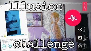 Эффект иллюзии в мюзикали на андроид/ Illusion challenge в musically on android