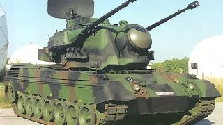 Стендовый моделизм. ЗСУ 5PZF-B "Гепард". Монтаж ходовой. Пигменты.