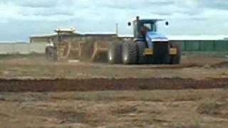 Landforming To Perfection's New Holland T9060 in Werribee South Victoria