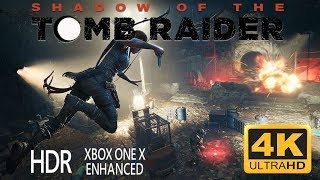 [4K HDR] Shadow Of The Tomb Raider Xbox One X 4K HDR Gameplay