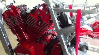 HONDA XLV 750 R IN GREECE  RECONSTRUCTION PART 1