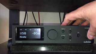 Audiolab M-DAC menu issue (Lakewest vA.10 Firmware)