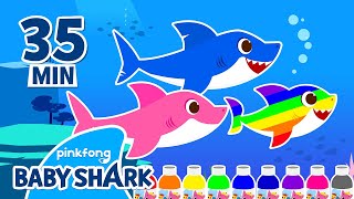 Coloring Baby Shak Family and More | +Compilation 