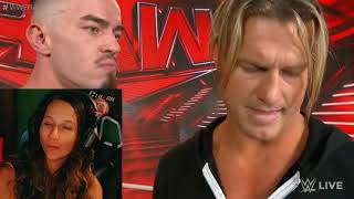 WWE Raw Austin Theory and Dolph Ziggler Backstage 8/15/22