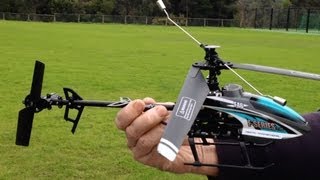 MJX F46 RC Helicopter Flybar Mod to Stabilize High Speed Flight.