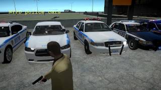 GTA IV -  NY total pack , vehicles , uniforms , Flashing Lights , WTC , McDonald , etc...