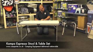 Kampa Espresso Table & Stool Set