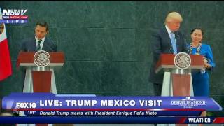 FNN: Donald Trump Meets With Mexico President Enrique Pena Nieto Before MAJOR IMMIGRATION Speech