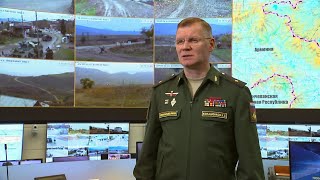 Брифинг официального представителя Минобороны России по ситуации в Нагорном Карабахе (3.12.2020)
