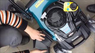 Masina de tunz gazon Makita PLM4628N  - ansamblare + testare
