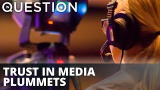 American trust in media dips to 36 percent
