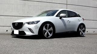 Mazda CX-3 Air Runner Lowered on Lowenhart LV5 Wheels