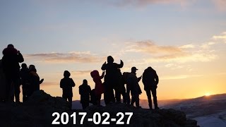 2017-02-27 г ЭРДЭНЭТ  праздник «Белый месяц» - Цаган-Cар. Встреча восхода солнца.