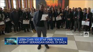100 Staf Tewas di Gaza, PBB Kibarkan Bendera Setengah Tiang