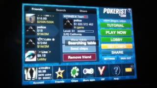 Pokerist play 4 acc With one tel!!