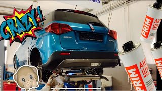 Mr.Rome tuning my car NEW Suzuki Vitara . Makes it quieter!!!!