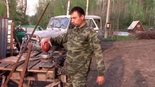 Дробь  Обкатка на балконе, а прежде постройка машинки