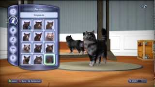 The Sims 3 Pets XBOX 360 - In Depth Cat and Dog Breeds customization (HD)