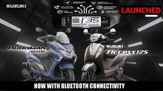 Suzuki New Access 125 Bs6 and New Burgman Street Bs6 Launched with Bluetooth Connectivity | Price