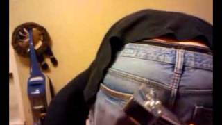Staple in lees bum