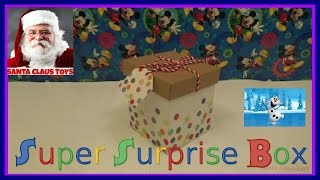 SANTA CLAUS: POLKA DOT SURPRISE BOX disney unboxing  KINDER minion