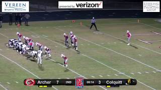Colquitt Fair Catch at Midfield