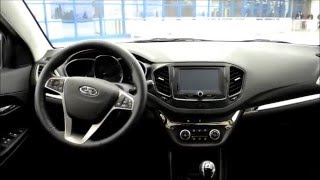Обзор с заднего дивана Lada Vesta Signature