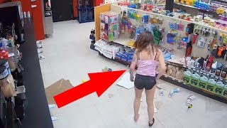 10 FUNNIEST THEFTS CAUGHT ON CAMERA
