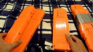 Nerf Tutorial: How to Make 4 Different Kinds of 18 Dart Jungle Magazines (Great for HvZ & Nerf Wars)