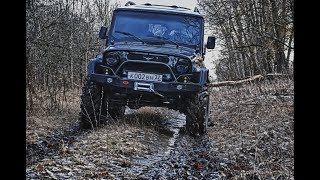 Анти-гелик! Уаз хантер с мотором от мерседеса