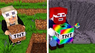 1€ ERDE TNT VS. 1000€ REGENBOGEN TNT!