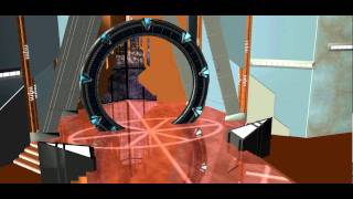 Daz Studio Animations - Stargate Altantis - Activation Exterieur Atlantis