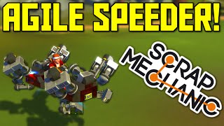 Scrap Mechanic Gameplay - EPIC Viewer Creations: Digital Clock and Agile Speeder!