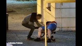 Złodzieje złapani na gorącym uczynku. Okradli śpiącego mężczyznę w Zielonej Górze