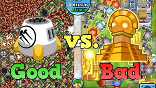 CRAZY LATE GAME - Using Spike Factory vs. Temples (BTD Battles)