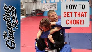 Get The Choke From The Back - When They Duck The Chin!