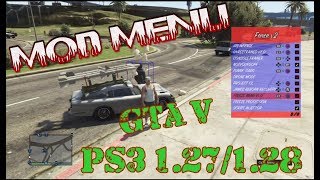 MOD MENU GTA V PS3 1.27/1.28 DEX/CEX BLES/BLUS +DOWNLOAD