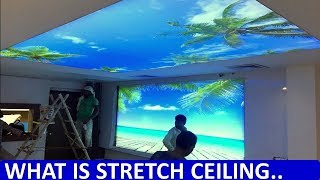 PVC Stretch Ceiling क्या है ?(best ceiling design)
